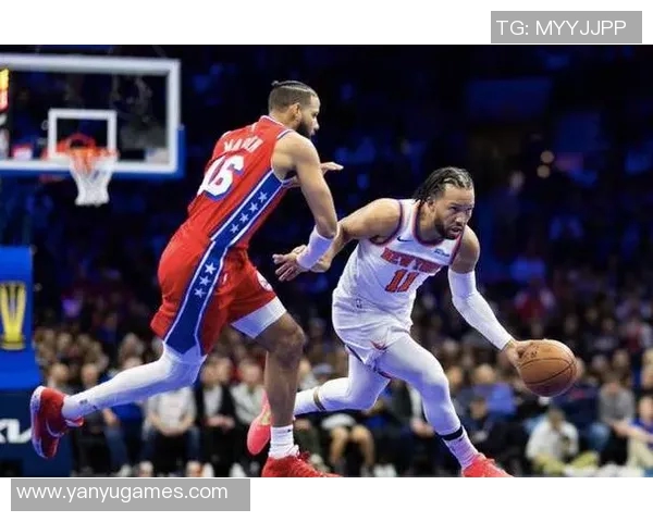 尼克斯今日大胜76人49分，创下队史第二大赢球分差